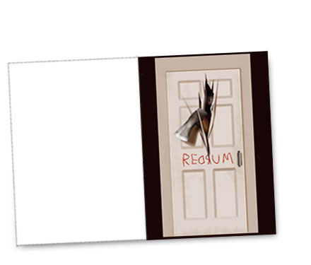 Shining Notecard Inside
